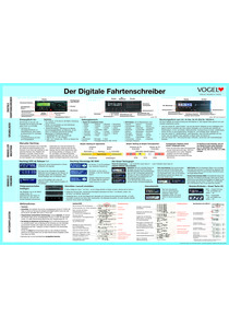 Aushang Der digitale Fahrtenschreiber