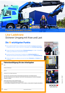 Fahreranweisung Lkw-Ladekrane